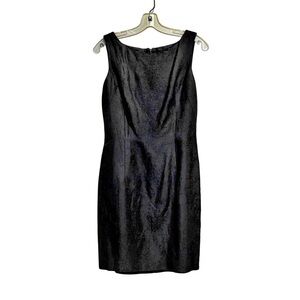 Gruppo Americano Studio Black Sleeveless Dress | 4 | Layered Hem Modern Like-New